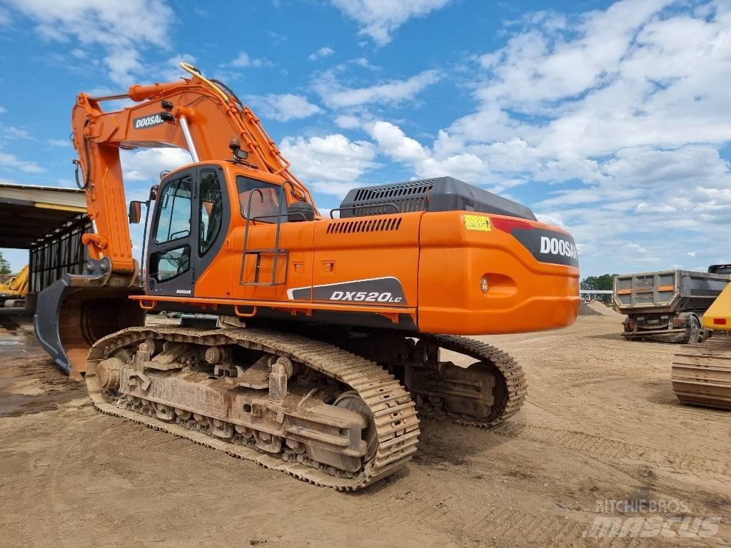 Doosan DX 520 LC Bagri goseničarji