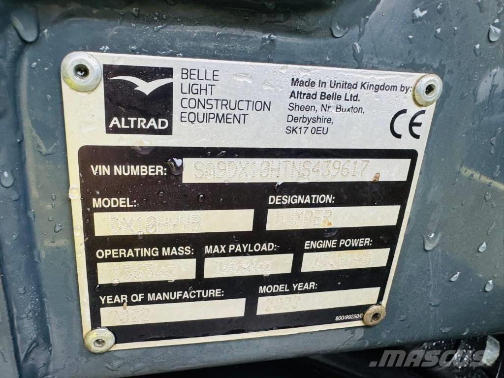 Altrad Belle DX1000 Ne cestni demperji