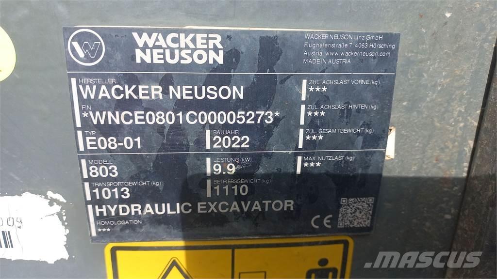 Wacker Neuson 803 Bagri goseničarji