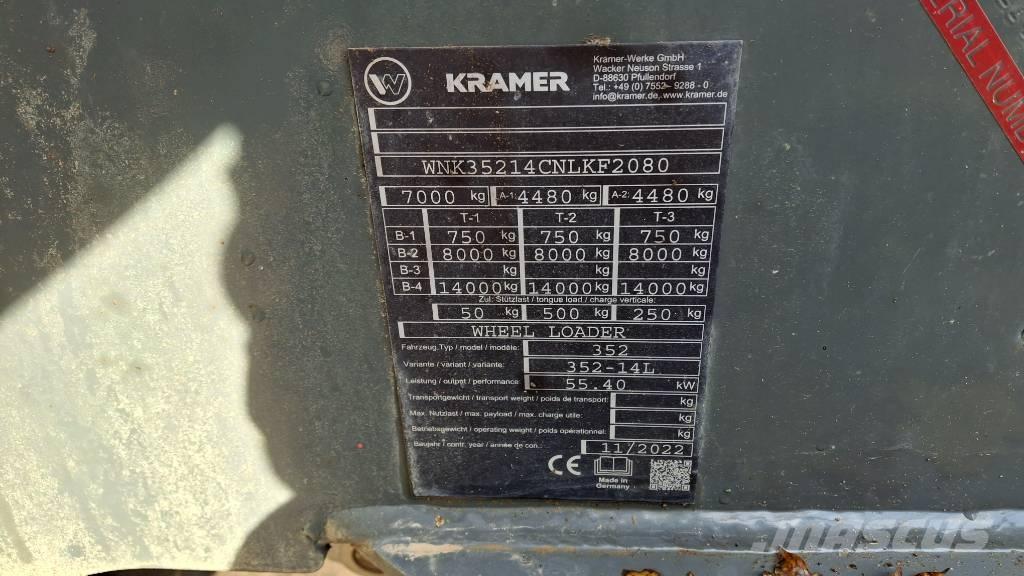 Kramer 8115 Kolesni nakladalci