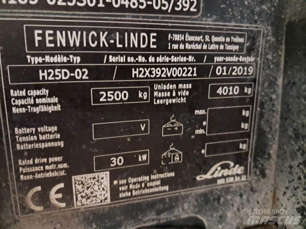 Linde H25D-02 Dizelski viličarji