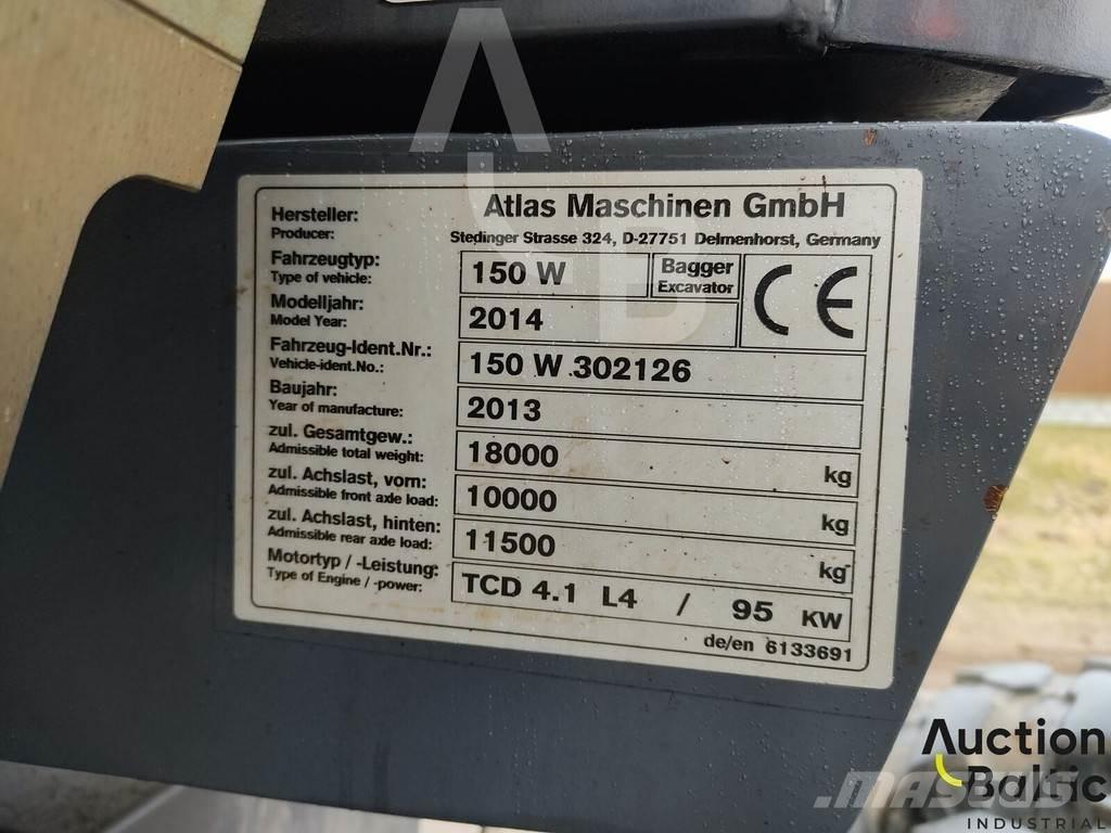 Atlas 150 W Bagri na kolesih