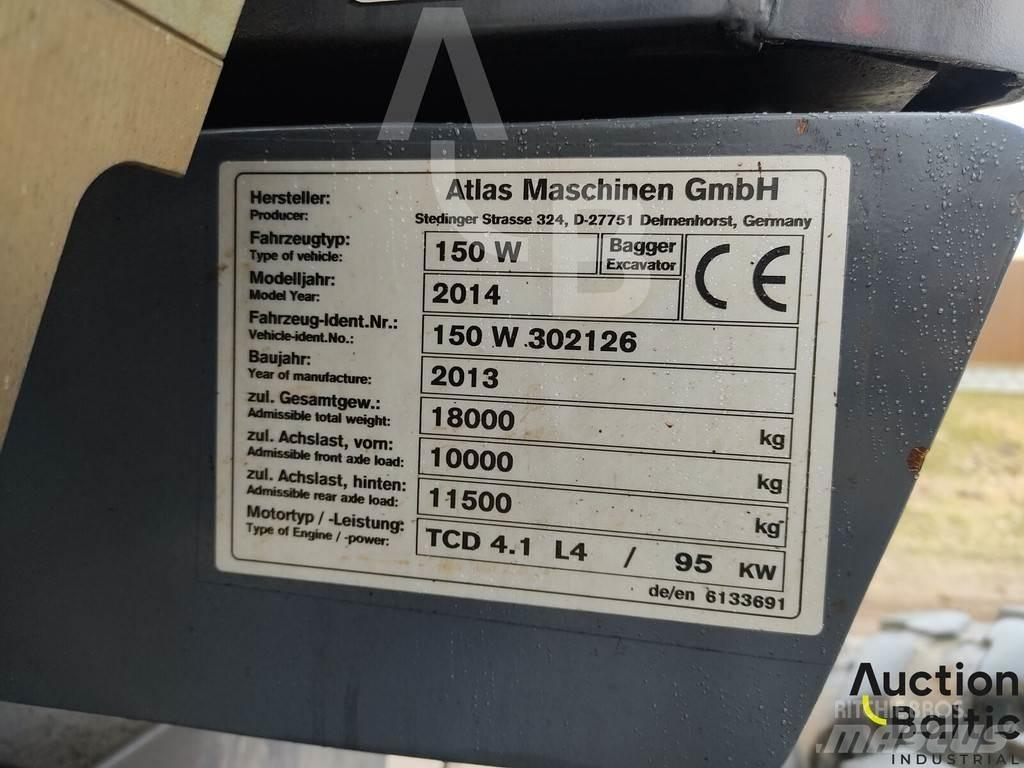 Atlas 150 W Bagri na kolesih