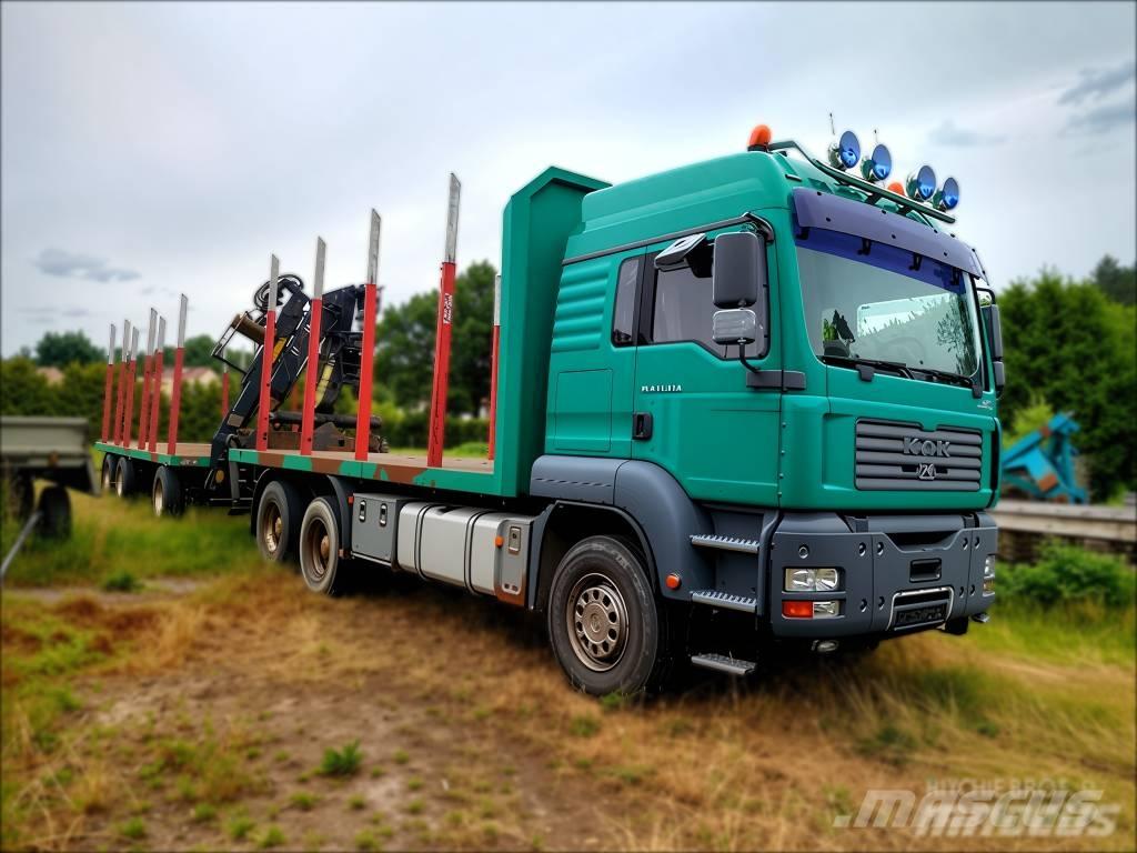 MAN TGA 33.430 Tovornjaki za hlode