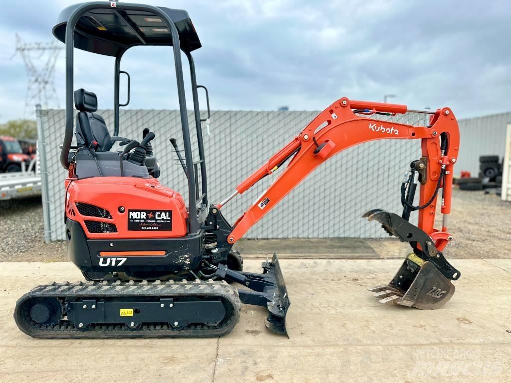 Kubota U 17 Mini bagri <7t