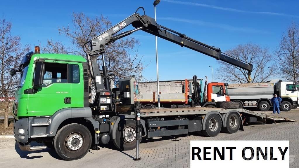 MAN TGS 35.360  rent Tovornjaki za prevoz avtomobilov z vitlom