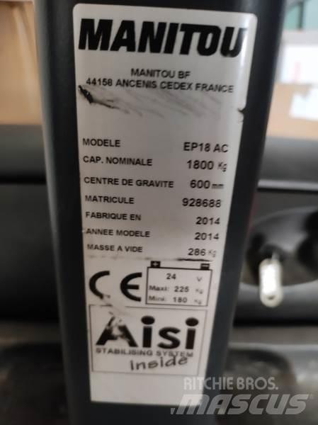 Manitou EP18 Samopogonski ročni viličarji