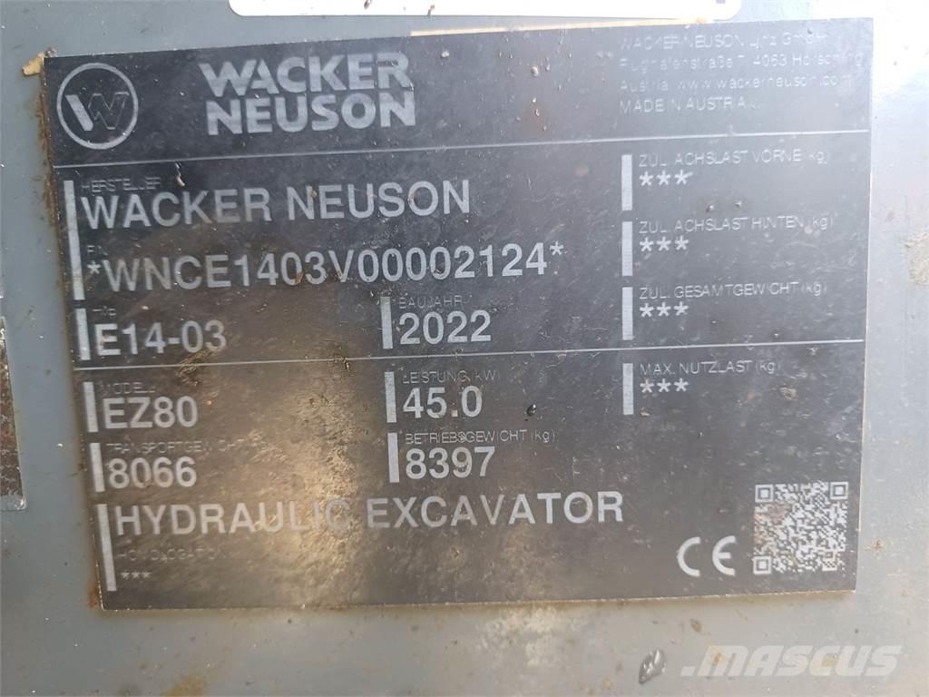 Wacker Neuson EZ80 Bagri goseničarji