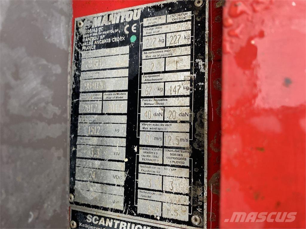 Manitou 78SEC Škarjaste dvižne ploščadi