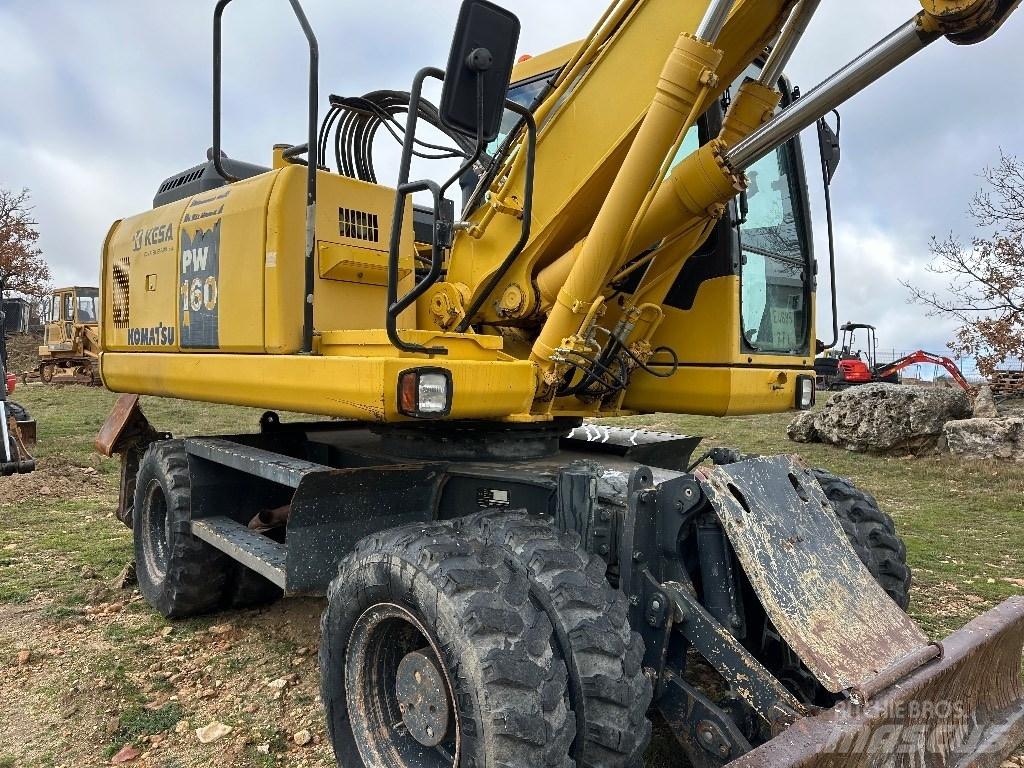 Komatsu PW 160-7E0 Bagri na kolesih