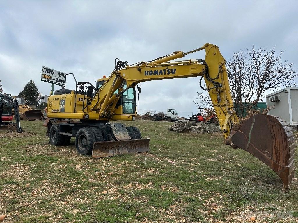 Komatsu PW 160-7E0 Bagri na kolesih