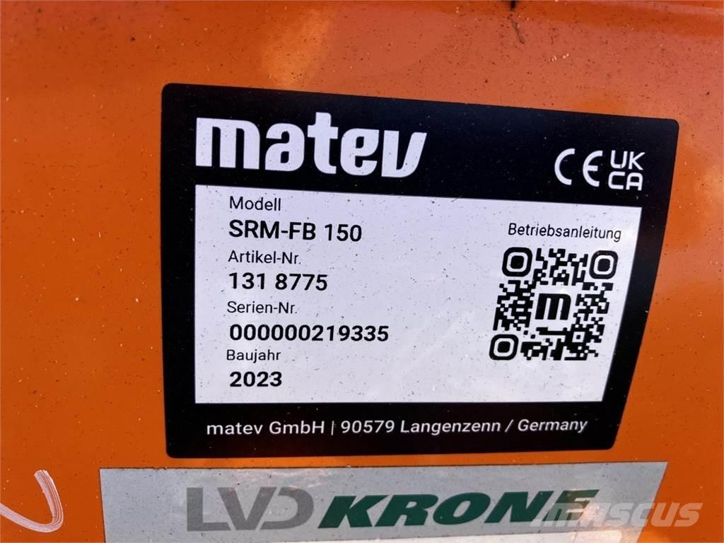 Matev SRM-FB 150 Priključki za čelni nakladalec
