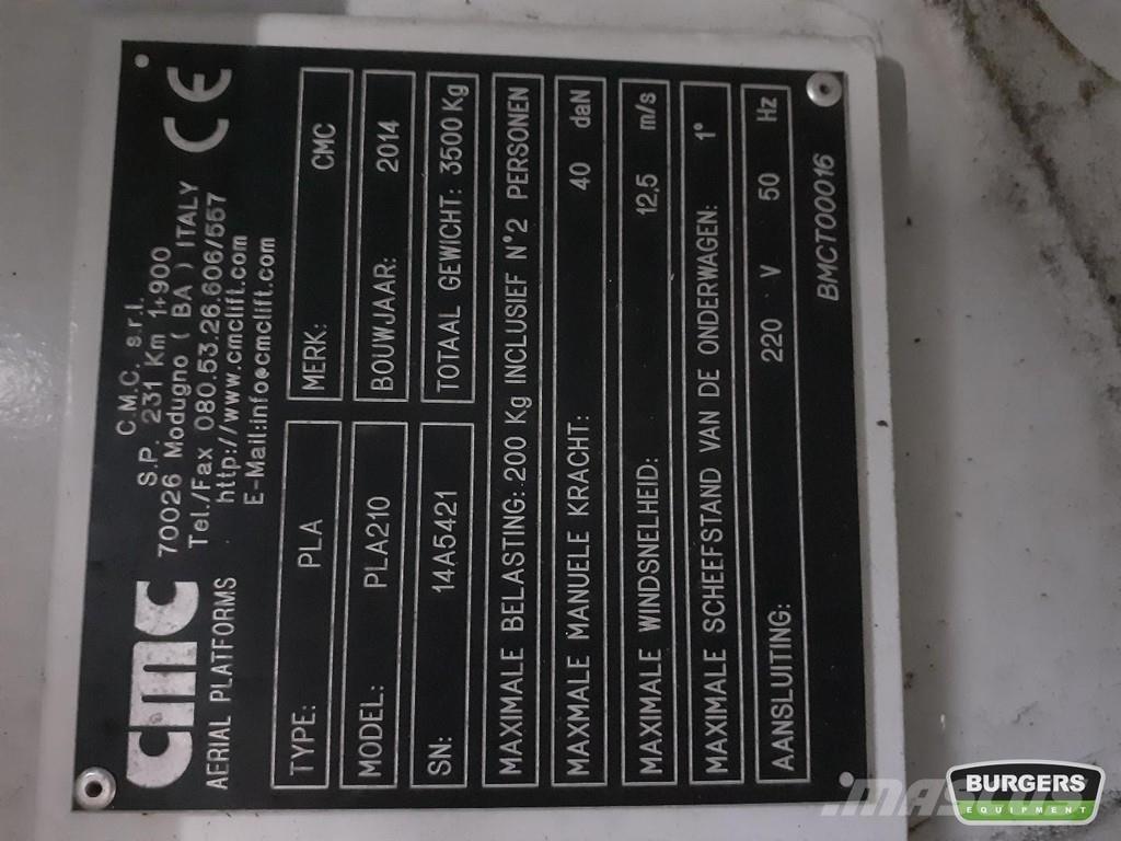 CMC PLA 210 Teleskopske dvižne ploščadi