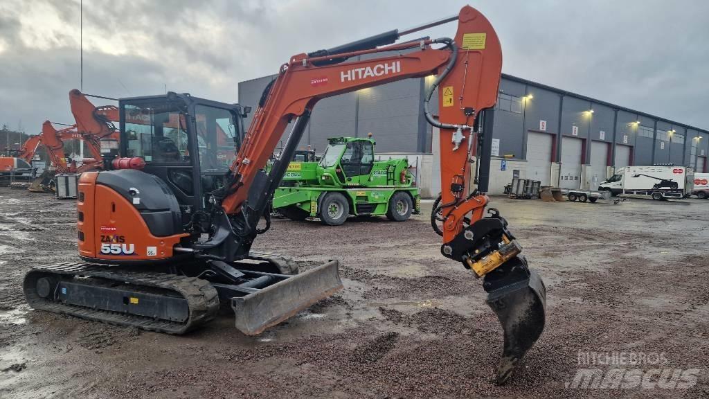 Hitachi ZX55-6CLR Mini bagri <7t