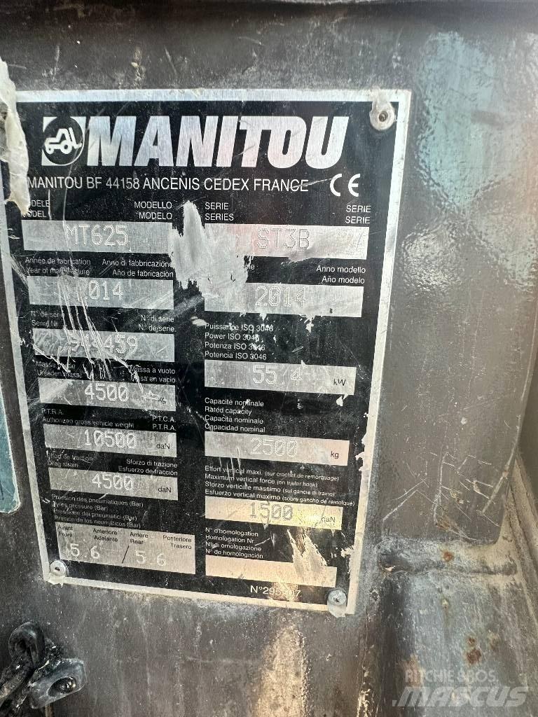 Manitou MT 625 Teleskopski viličarji
