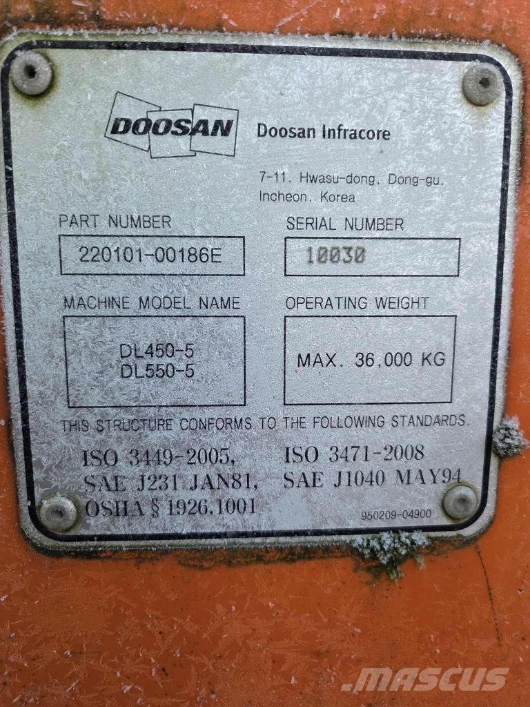 Doosan DL 450-5 Kolesni nakladalci