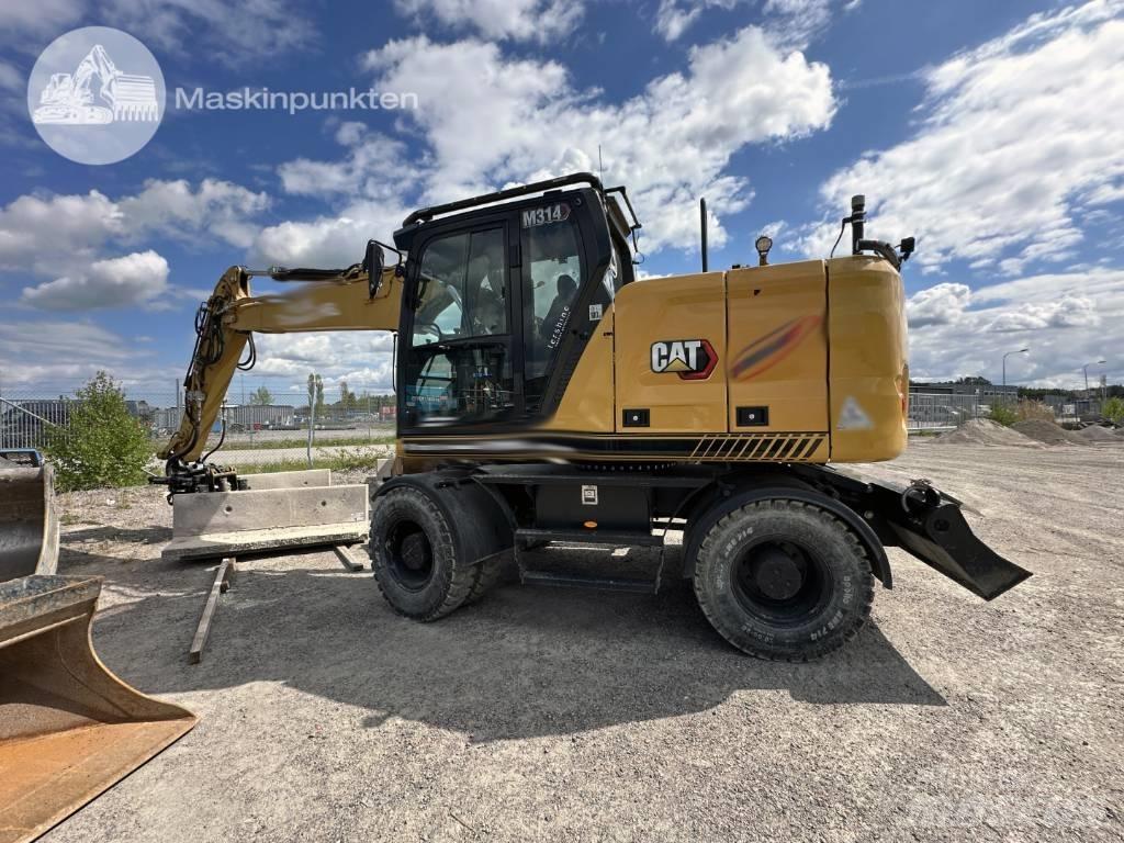 CAT M 314 Bagri na kolesih