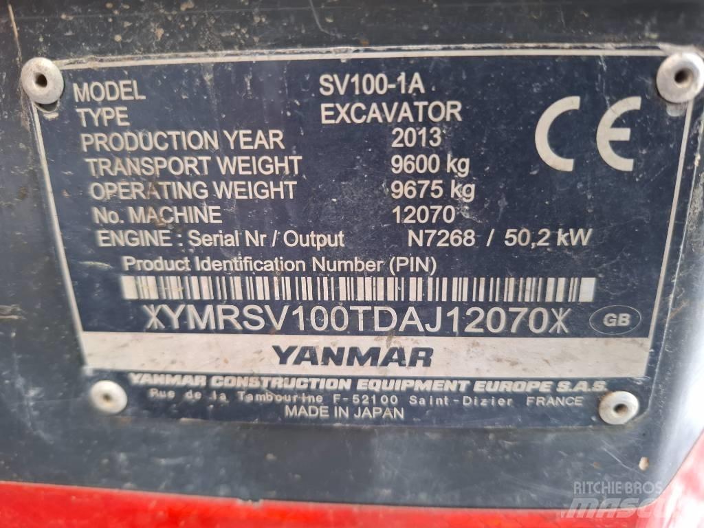 Yanmar SV100-1A Midi bagri 7t – 12t
