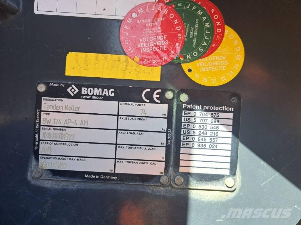 Bomag BW174 AP-4 AM Dvojni valjarji
