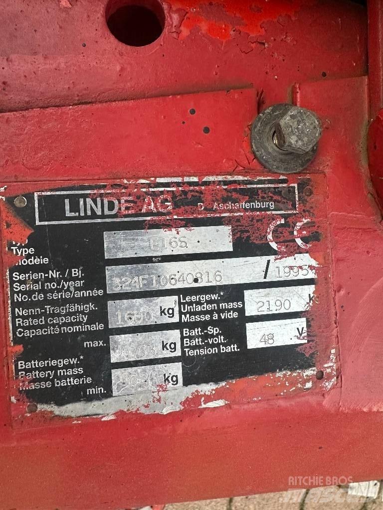 Linde E 16 S Električni viličarji