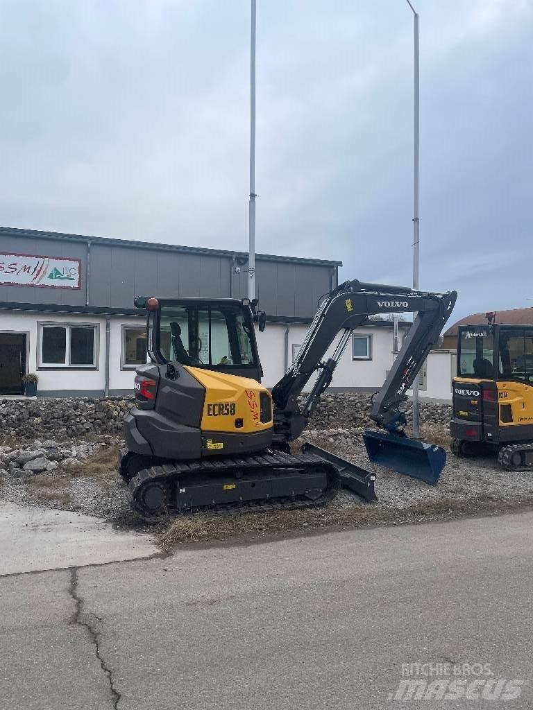 Volvo ECR 58 F Mini bagri <7t
