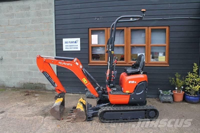 Kubota U 10-3 Mini bagri <7t