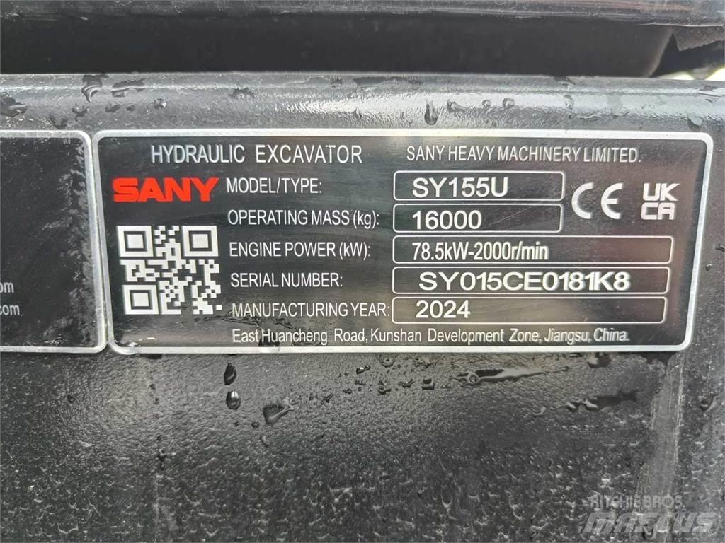 Sany SY155U Bagri goseničarji