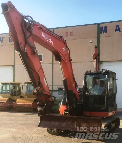 Kubota KX 080-4 Midi bagri 7t – 12t