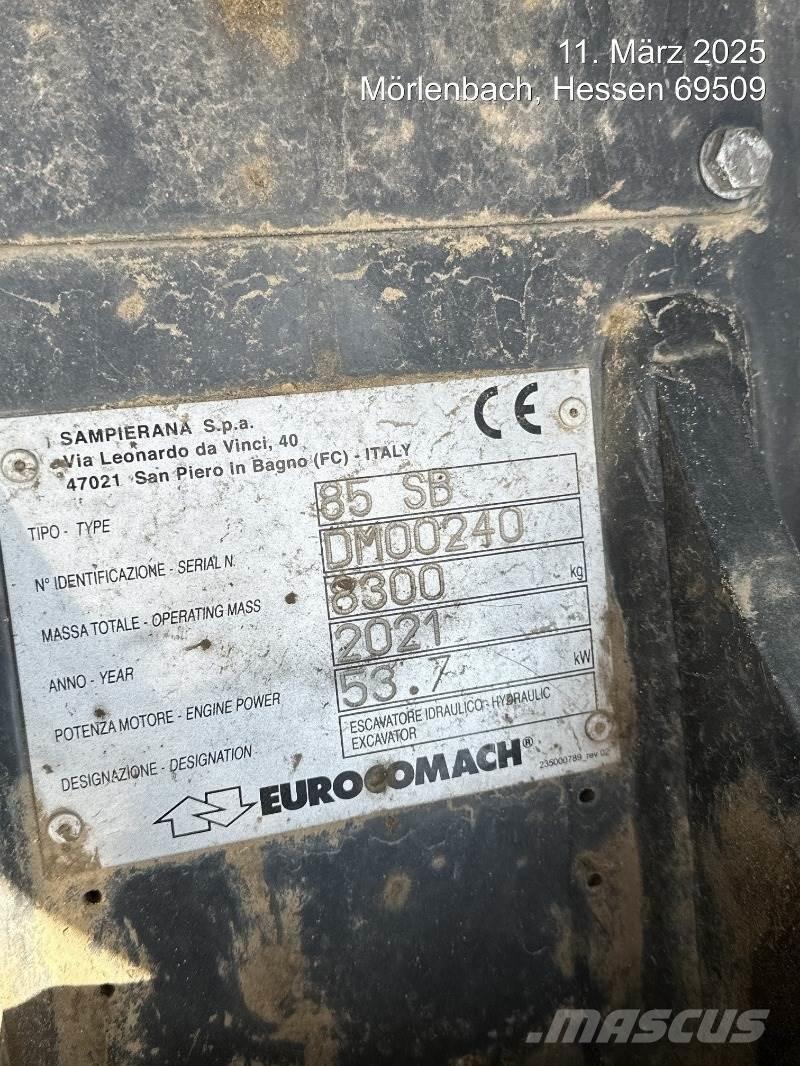Eurocomach 85SB Mini bagri <7t