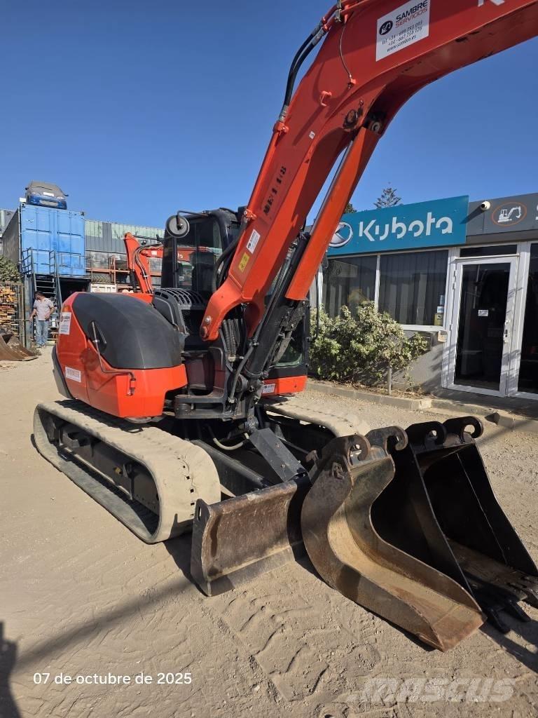 Kubota KX 080-4a2 Midi bagri 7t – 12t