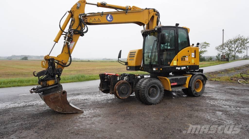 Hydrema MX 16 Rail Bagri na kolesih