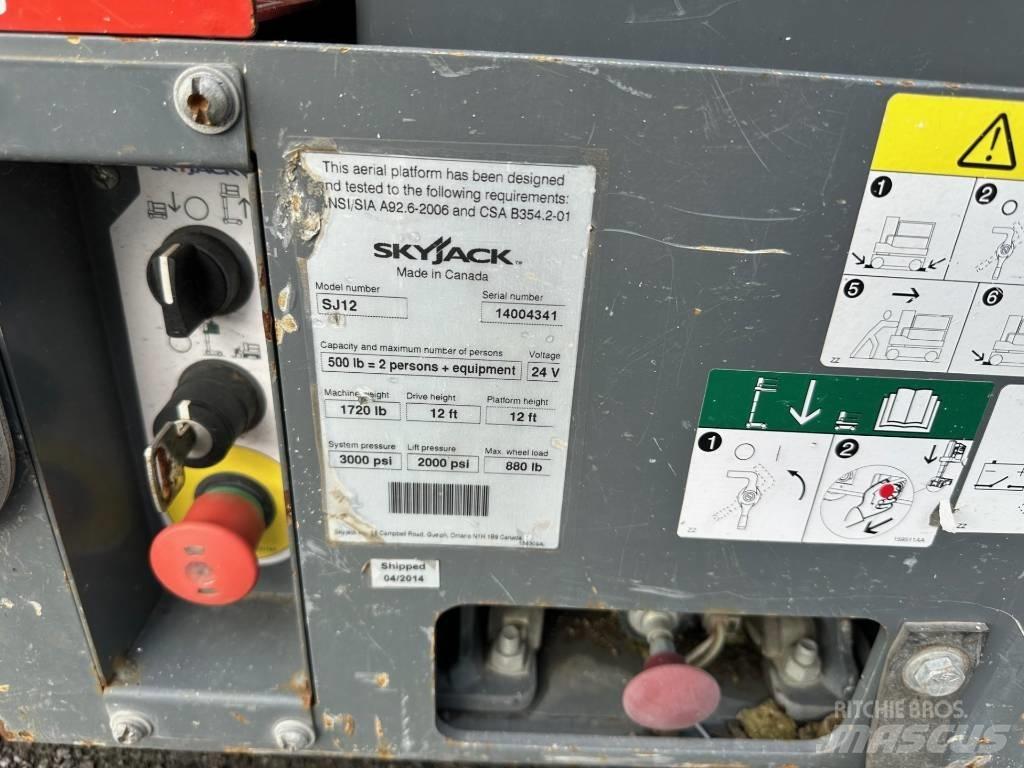 SkyJack SJ 12 Škarjaste dvižne ploščadi