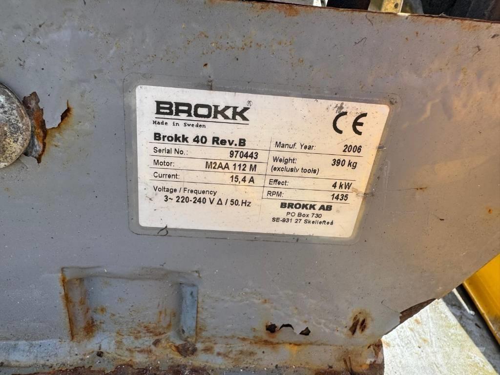 Brokk 40 Rušilni bagri