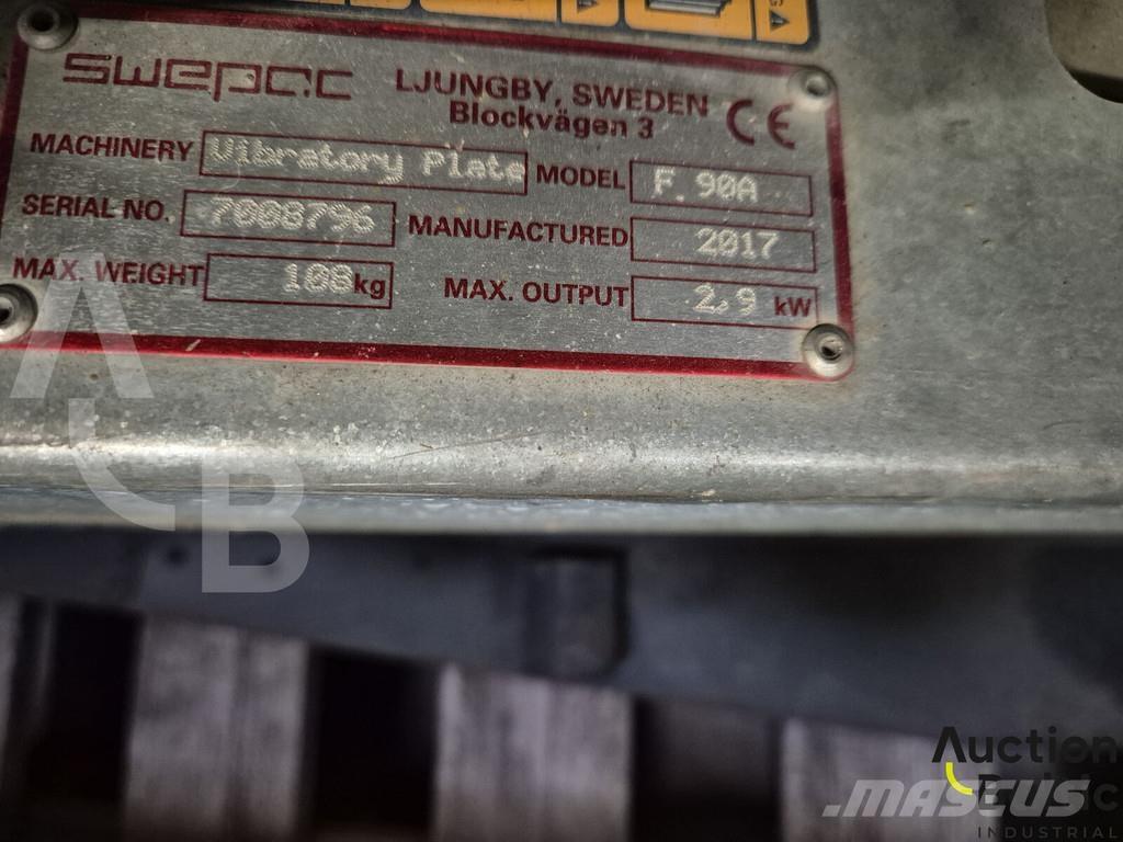 Swepac F.90A Vibro plošče