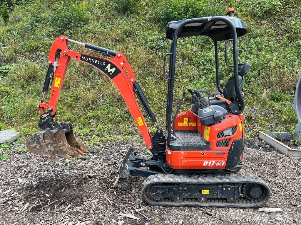 Kubota U 17-3 Mini bagri <7t