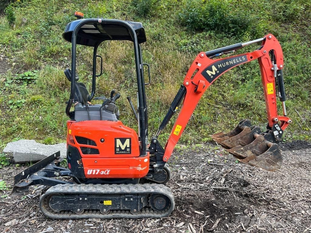 Kubota U 17-3 Mini bagri <7t