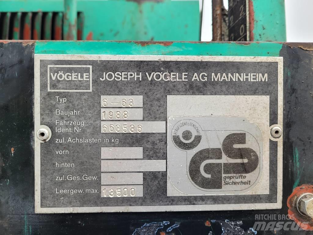 Vögele Super 1500 Asfaltni finišerji