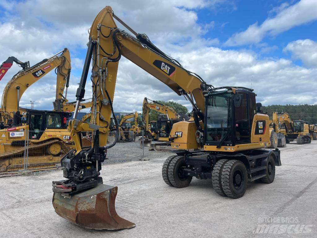 CAT M317F Bagri na kolesih