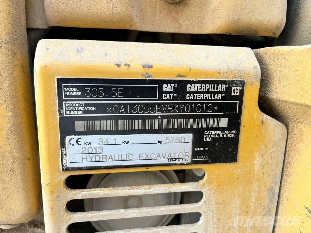 CAT 305.5 Mini bagri <7t