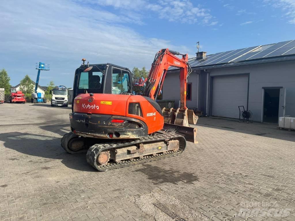 Kubota KX 080-4 Midi bagri 7t – 12t