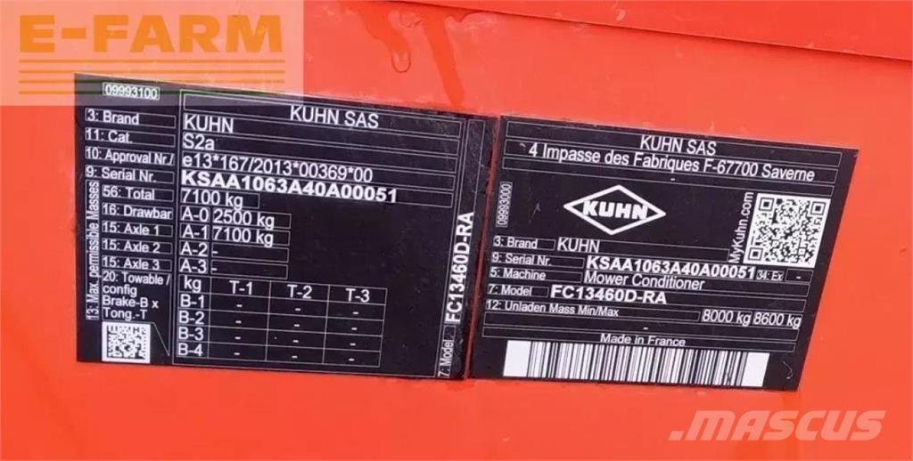 Kuhn fc 13460 ra Kosilnice