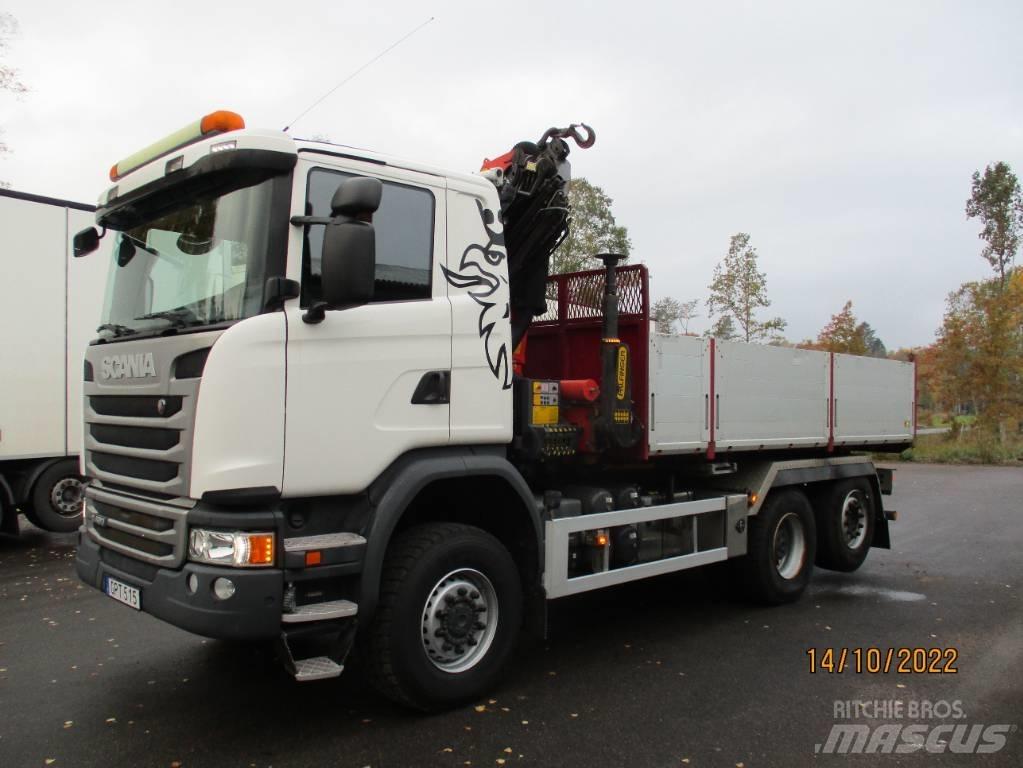 Scania G490cb6x4*4 Tovornjaki z žerjavom