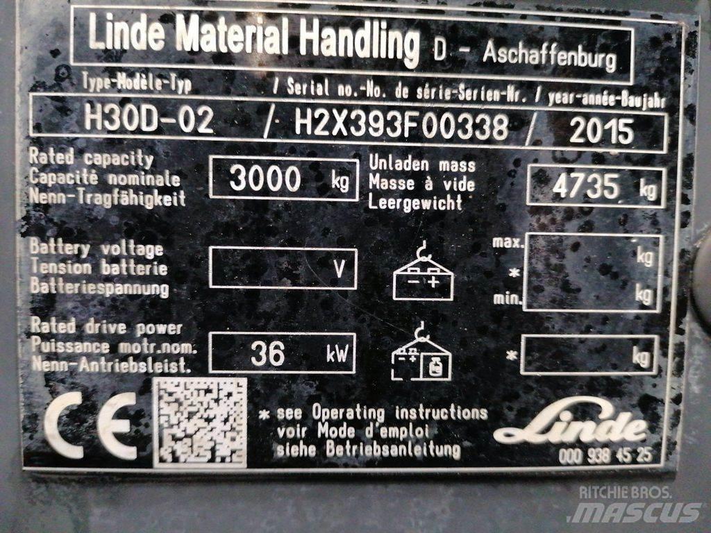 Linde H30D-02 Dizelski viličarji
