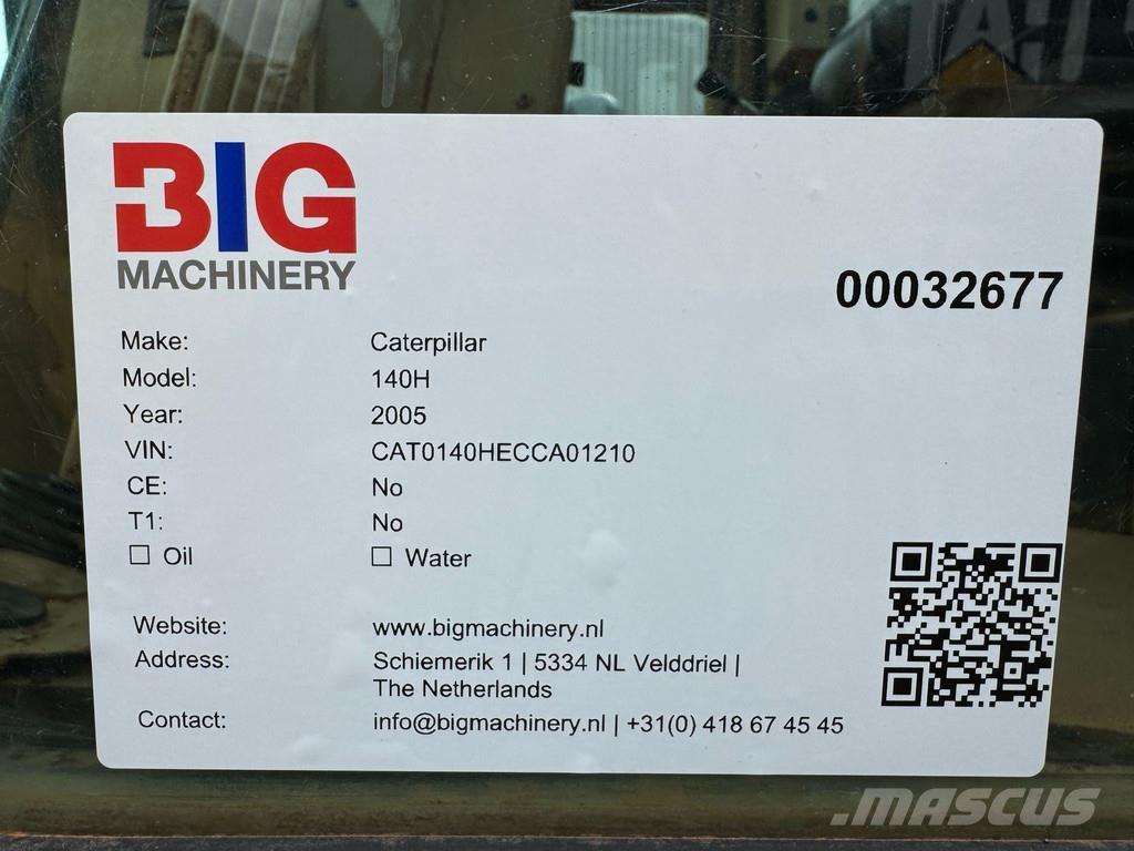 CAT 140H Grederji