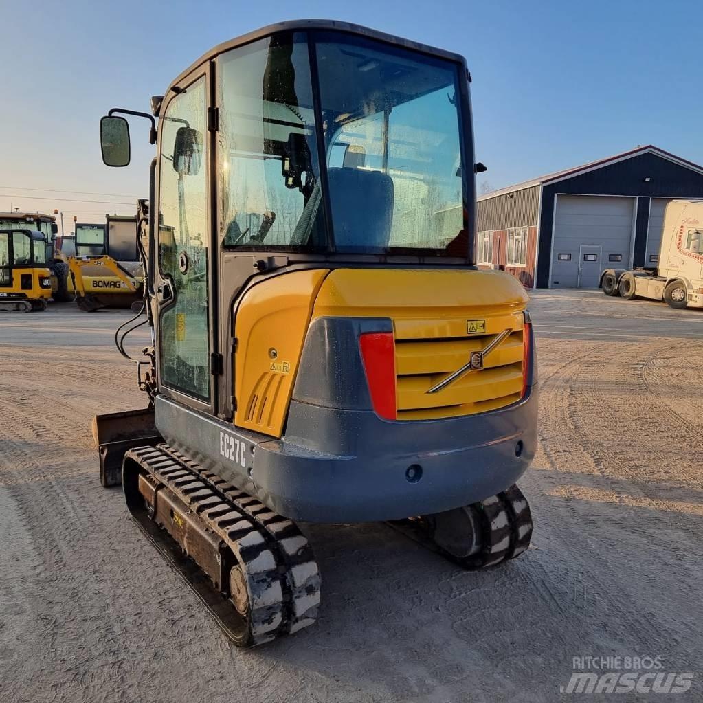 Volvo EC 27 C Mini bagri <7t