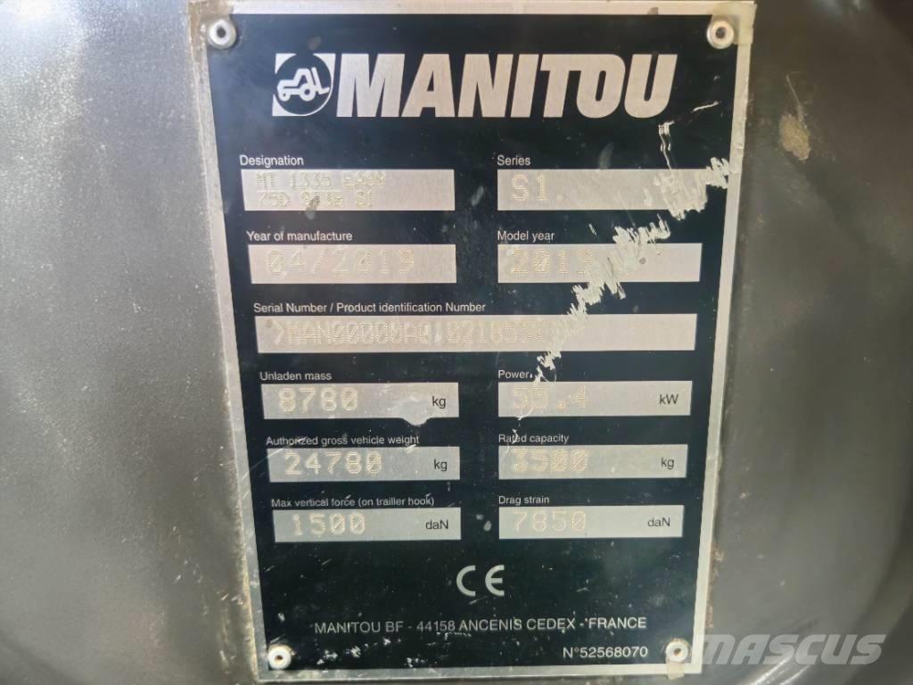 Manitou MT 1335 Teleskopski viličarji