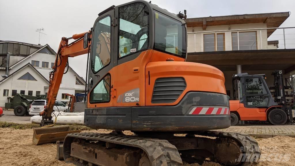 Doosan DX 80 R Midi bagri 7t – 12t