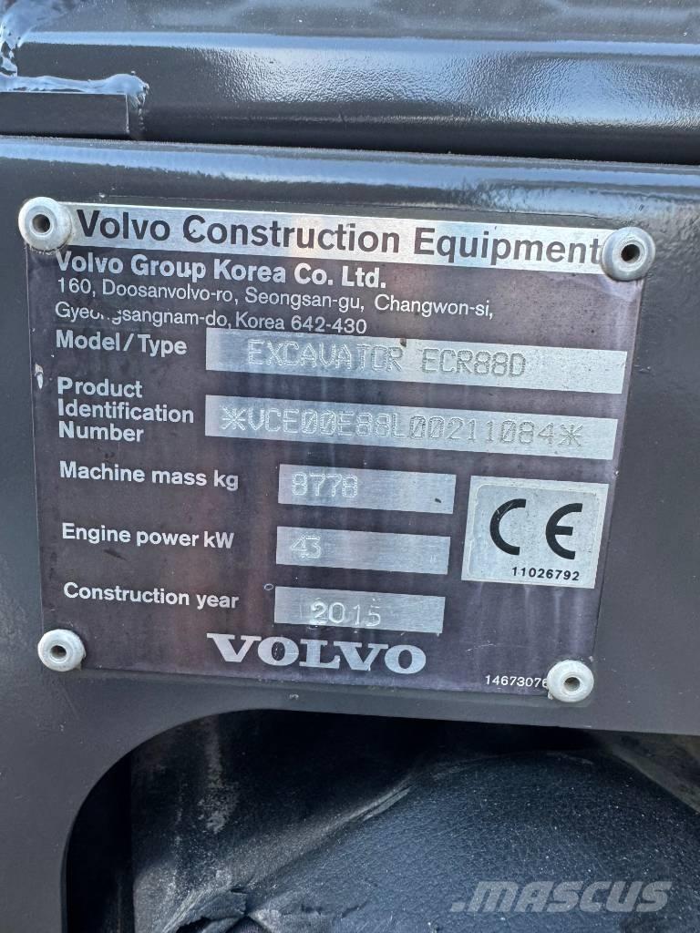 Volvo ECR 88 D Midi bagri 7t – 12t