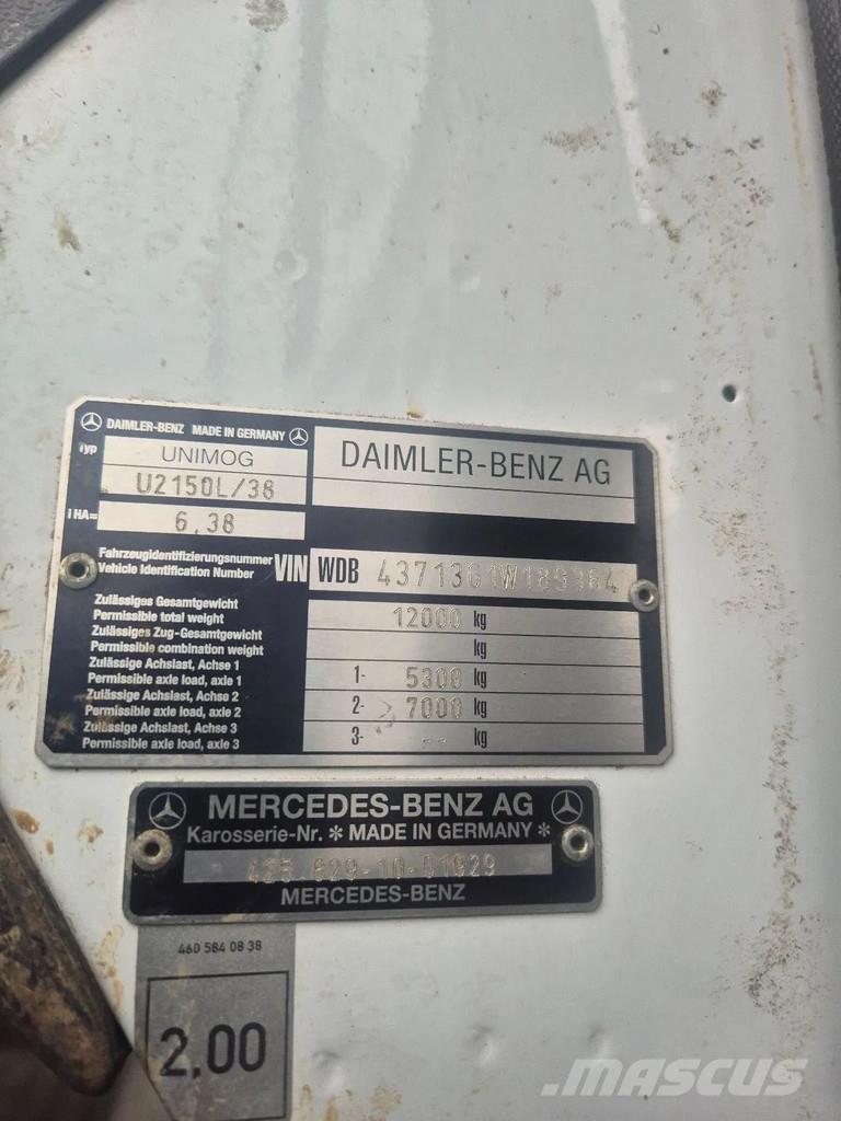 Unimog u 2150l38 Terenske vrtalne naprave