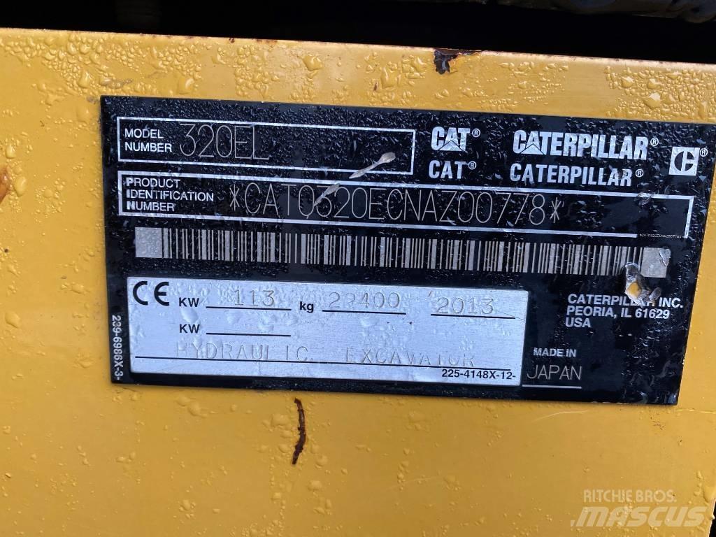 CAT 320 EL Bagri goseničarji